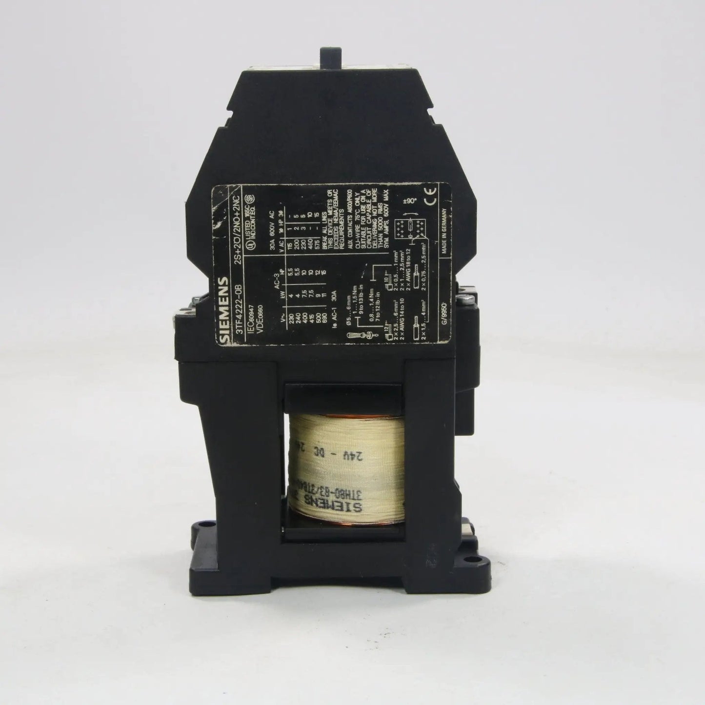 Siemens Contactor Relay 3TF4222-0B