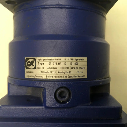 Siemens Permanent Magnet Motor 1FT60414AF714EG0