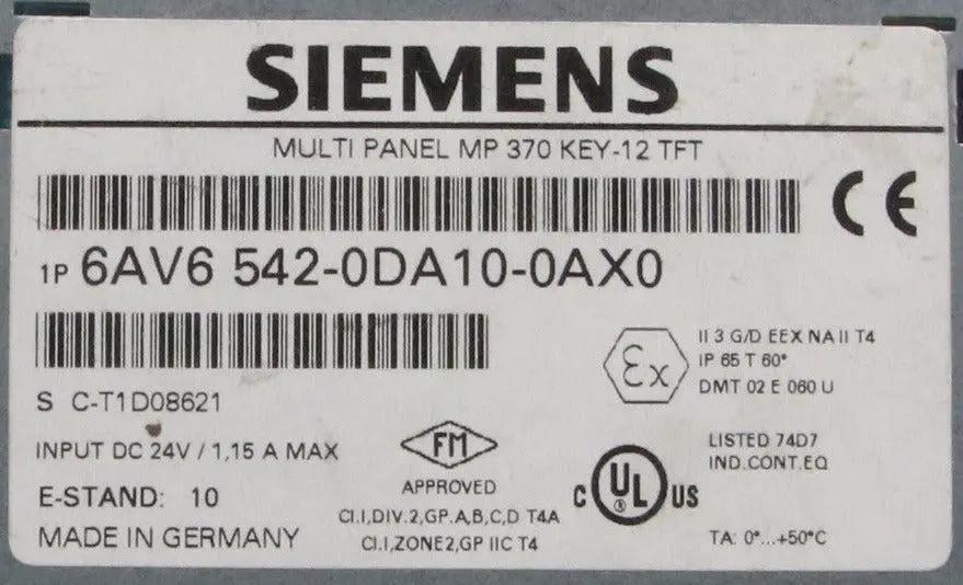 Siemens Simatic 6AV6 542-0DA10-0AX0