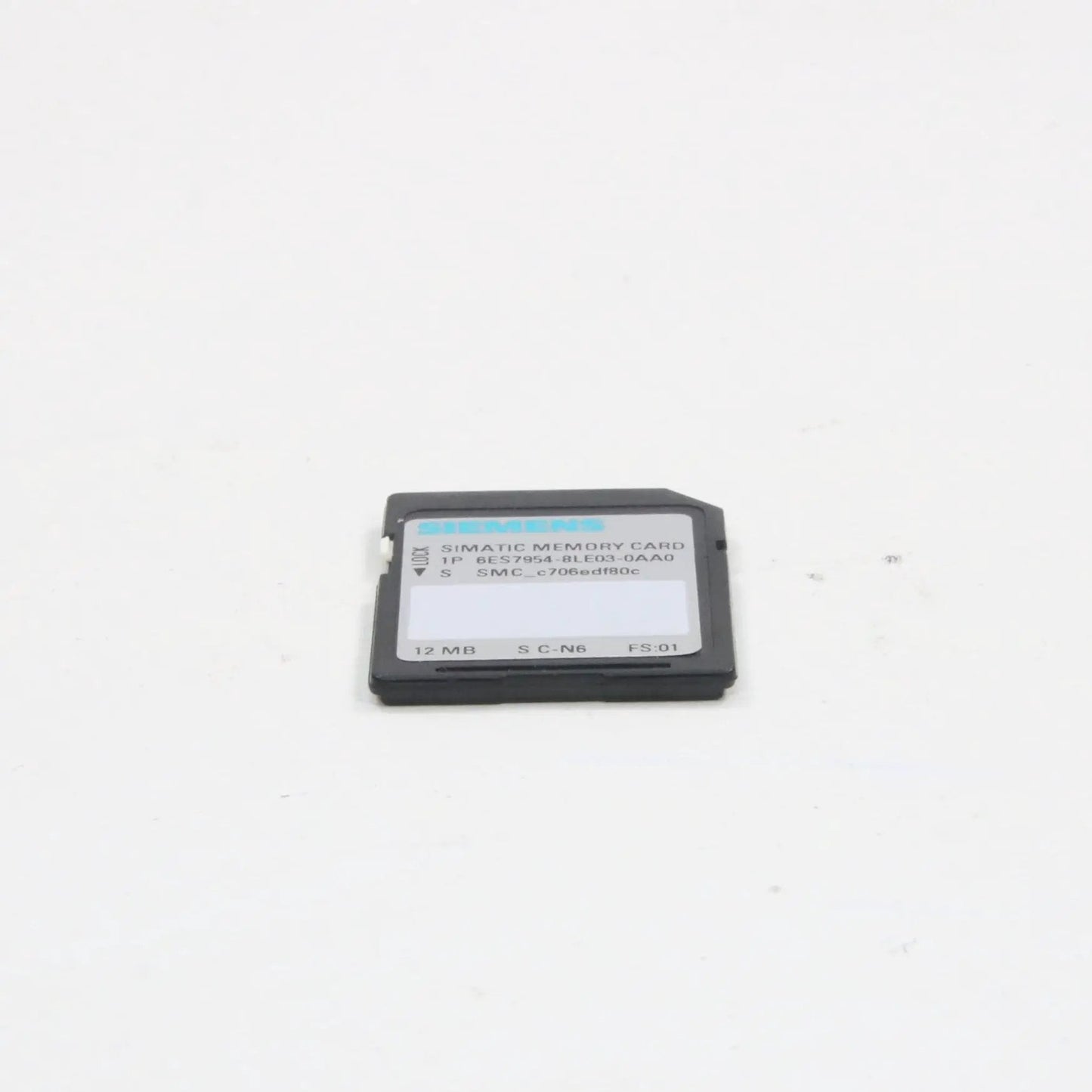 Siemens Simatic 6ES7 954 8LE03 0AA0 12MB SD Memory Card