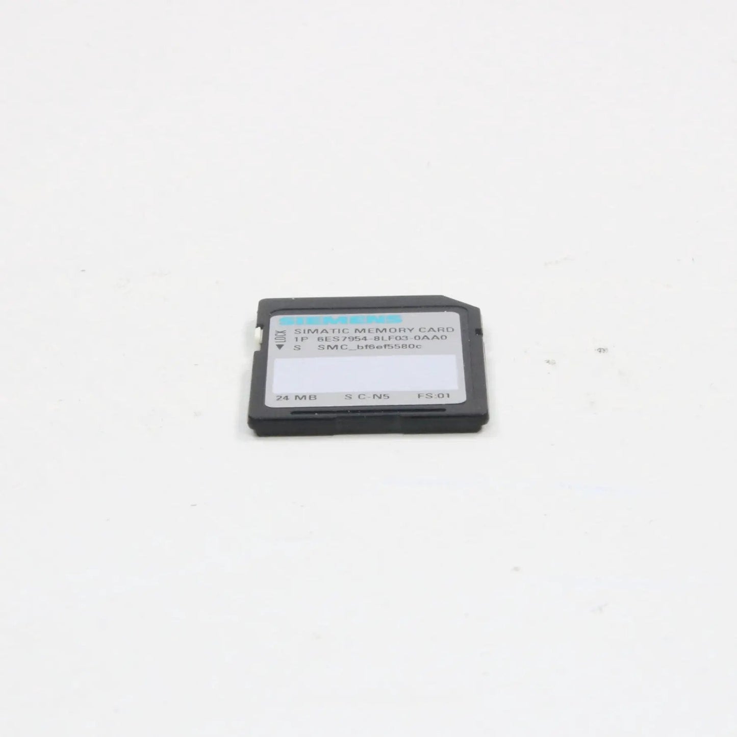 Siemens Simatic 6ES7 954 8LF03 0AA0 24MB SD Memory Card
