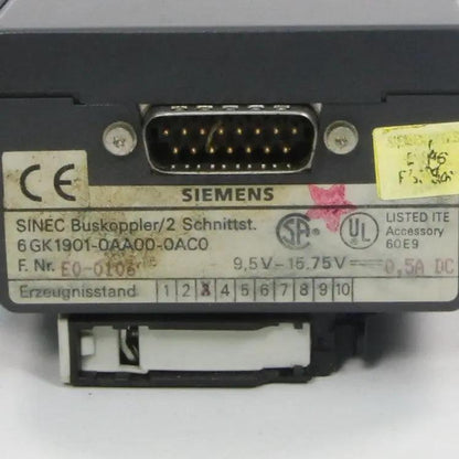 Siemens Simatic Net 6GK1901 0AA00 0AC0 Transceiver