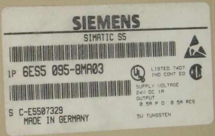 Siemens Simatic S5 95U 6ES5 095-8MA03 Compact Unit