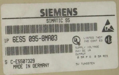 Siemens Simatic S5 95U 6ES5 095-8MA03 Compact Unit