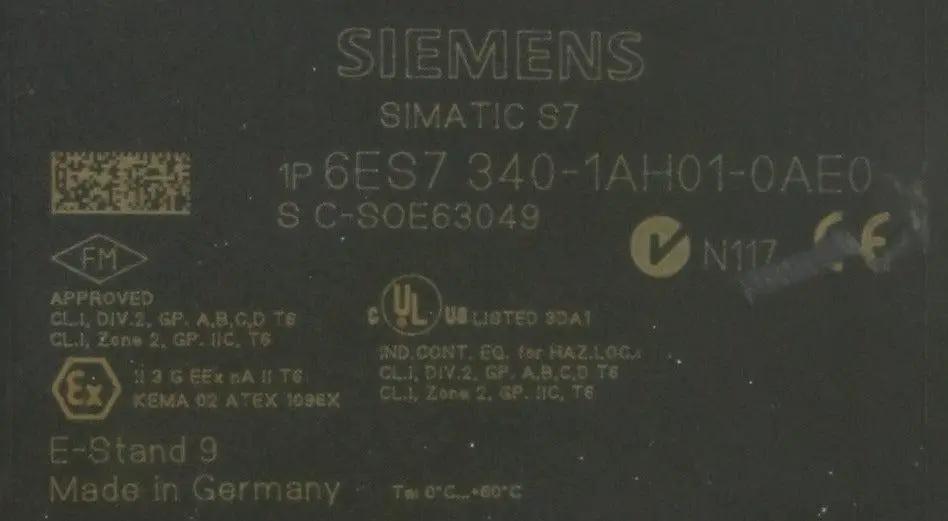 Siemens Simatic S7 Communication Module 6ES7 340-1AH01-0AE0