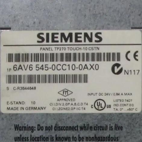 Siemens Simatic TP270 Touch Panel - 6AV6 545-0CC10-0AX0
