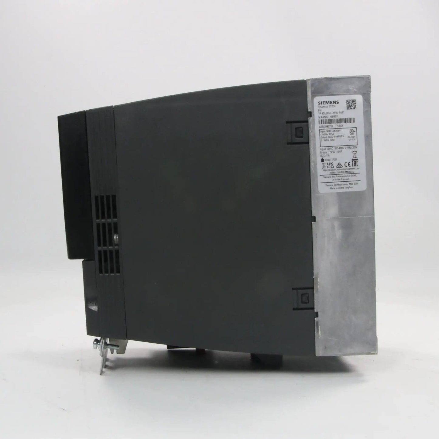 Siemens Sinamics 6SL3210 1KE21 7AF1 Inverter