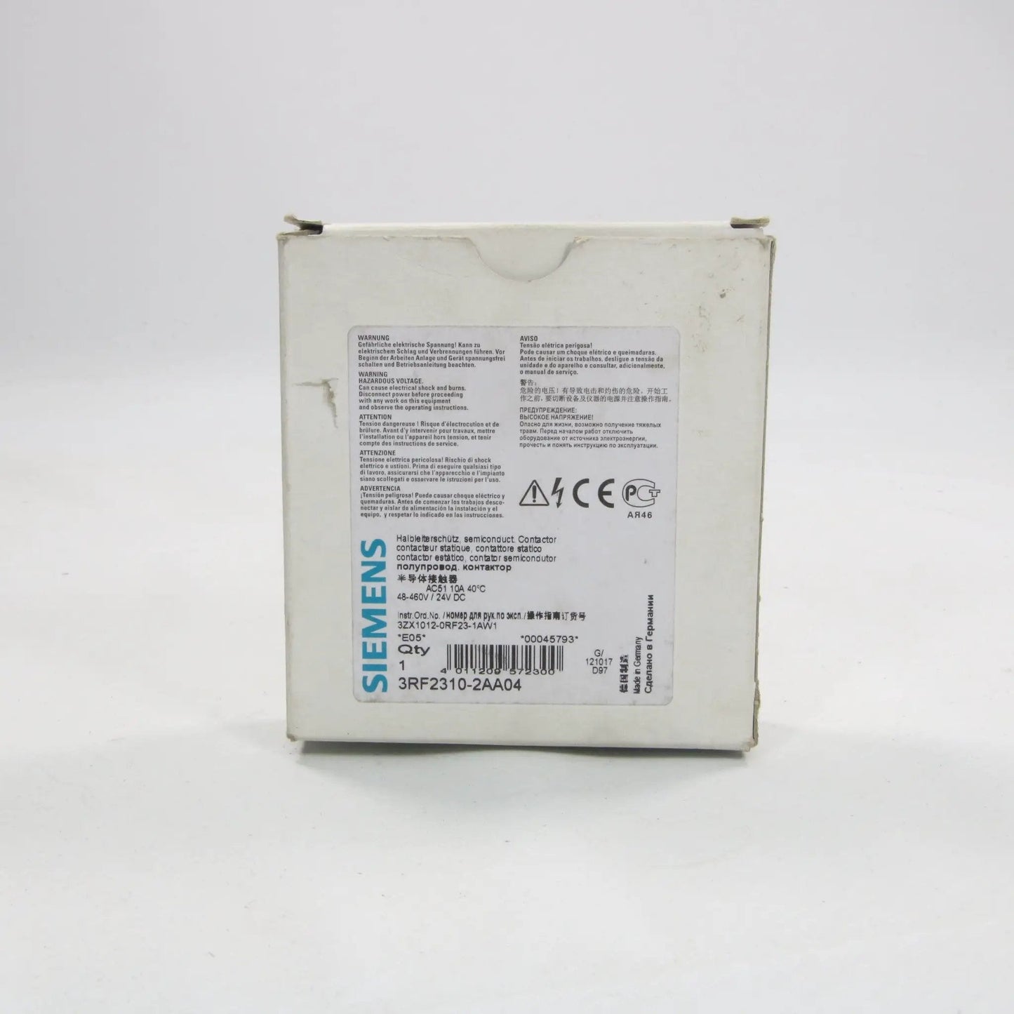 Siemens Sirius 3RF2310-2AA04 Solid State Contactor