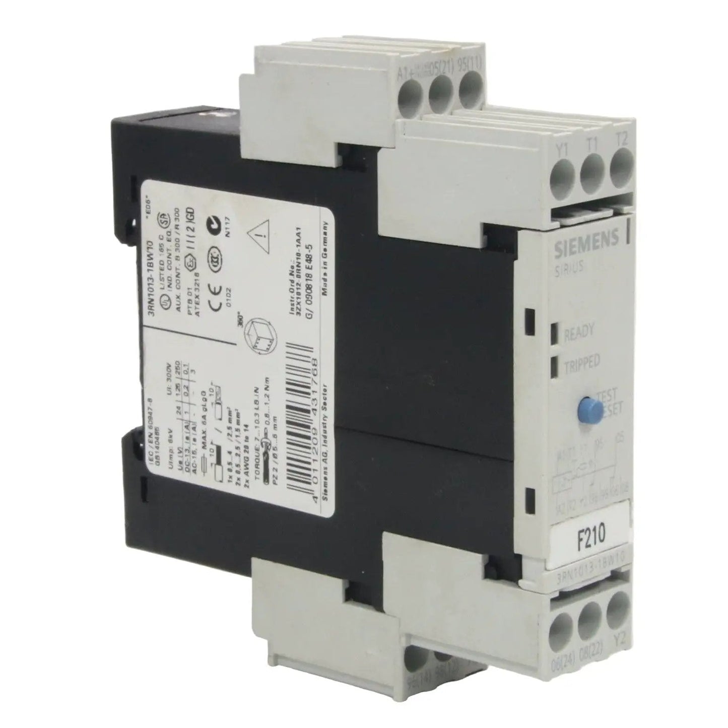 Siemens Sirius 3RN1013 1BW10 Thermistor Motor Protection