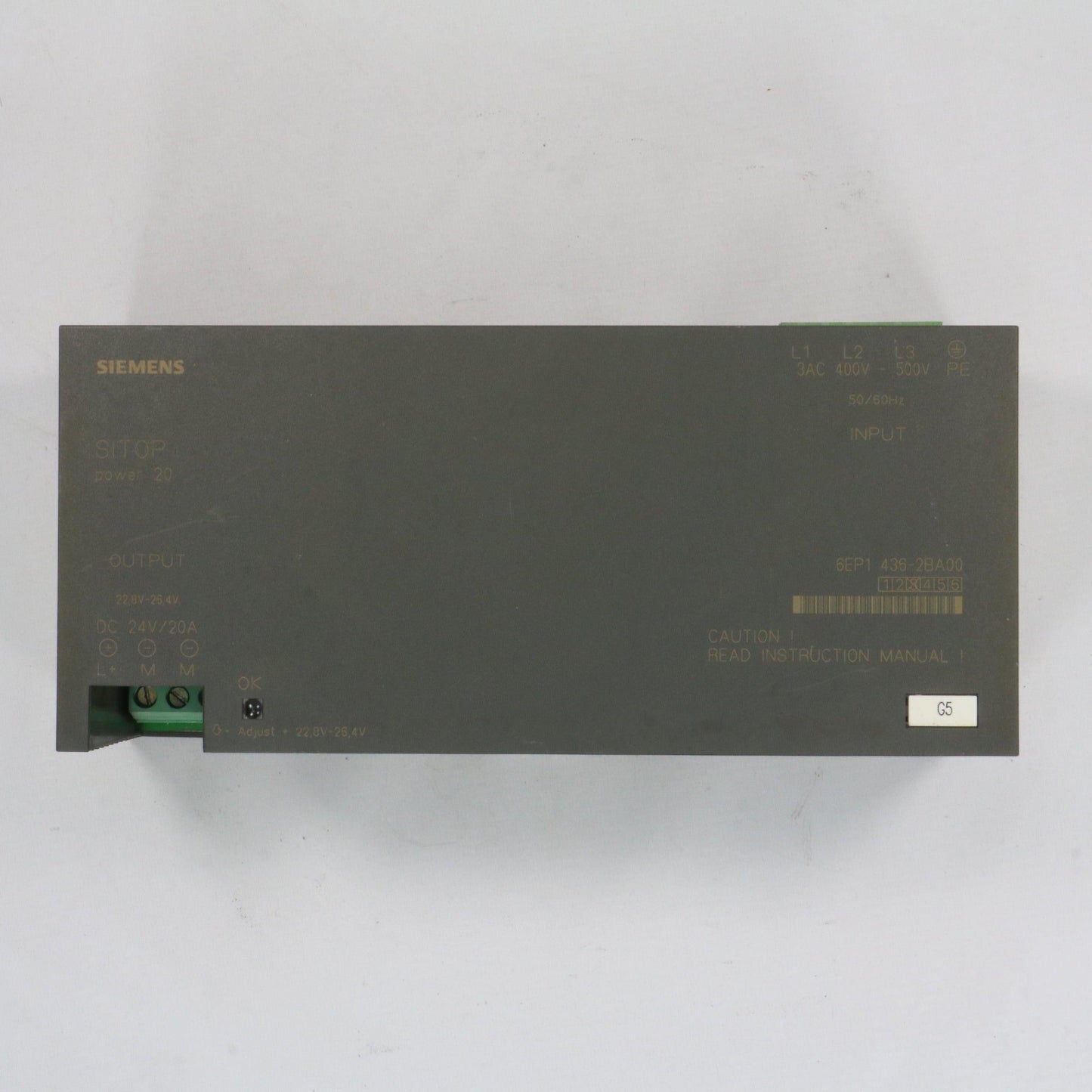 Siemens Sitop 6EP1436-2BA00 Power 20 Supply