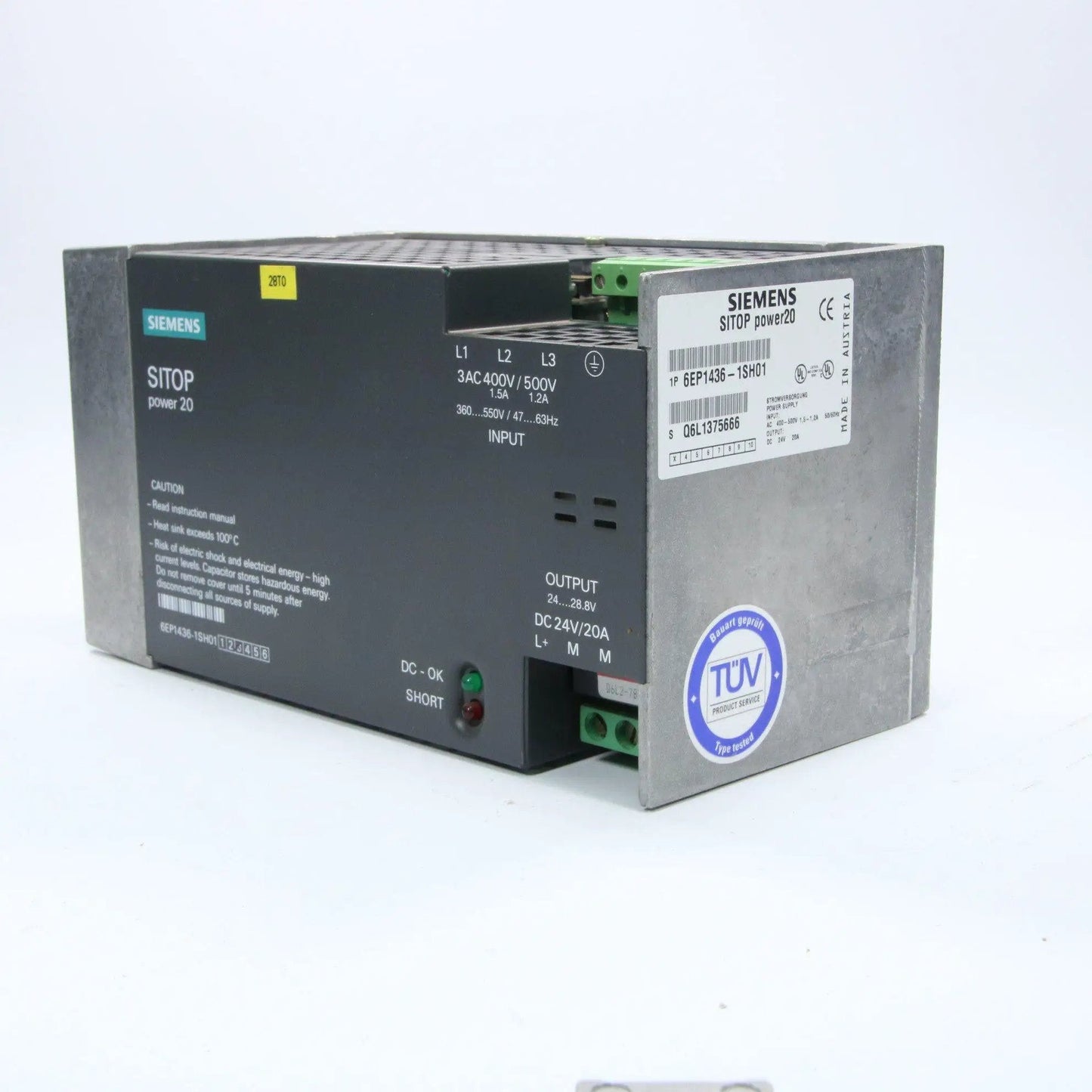 Siemens Sitop Power 20 6EP1436-1SH01 Power Supply