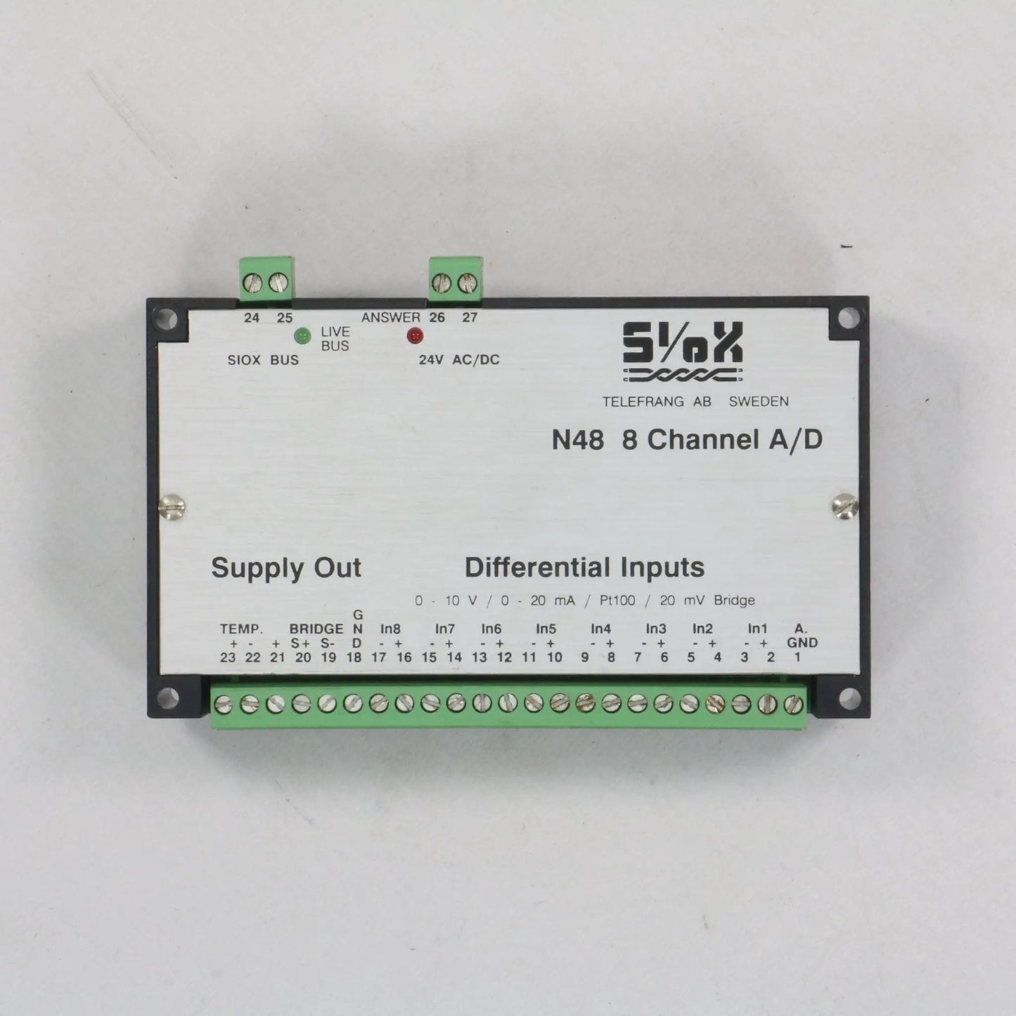 Siox N48 8 Channel A/D Bus