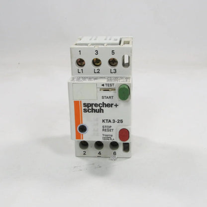 Sprecher + Schuh KTA 3-25 Motor Circuit Protector 1.6 - 2.5 A