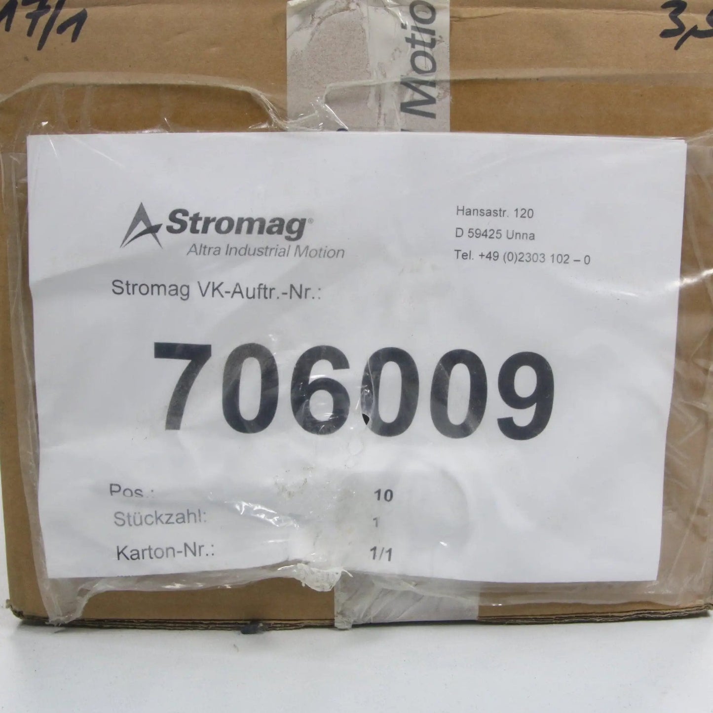 Stromag 35_HGE_481FV70_A1R Gear Limit Switch Box