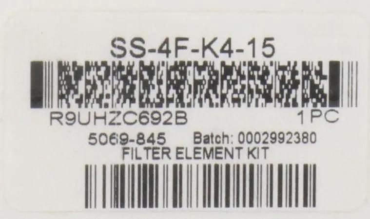 Swagelok SS-4F-K4-15 Filter Element Kit