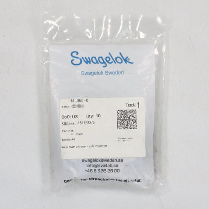 Swagelok SS 8M0 C Stainless Steel Cap (x10)