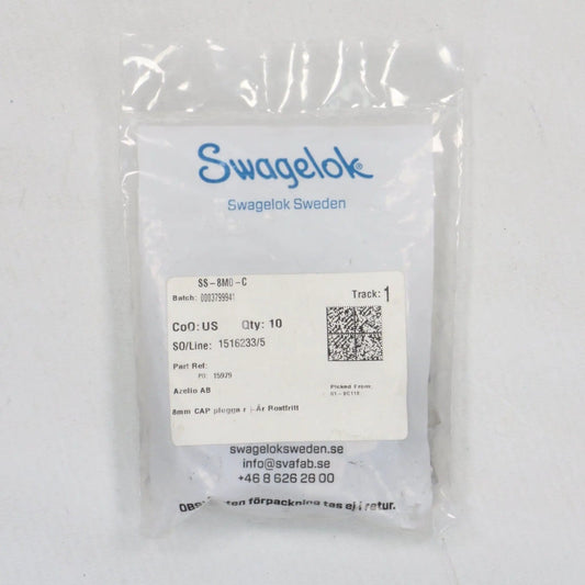 Swagelok SS 8M0 C Stainless Steel Cap (x10)