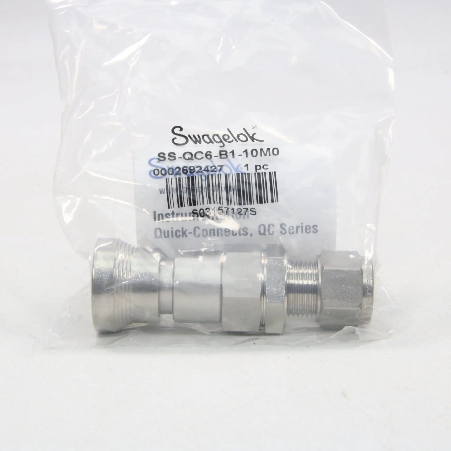 Swagelok SS-QC6-B1-10M0 Tube Fitting