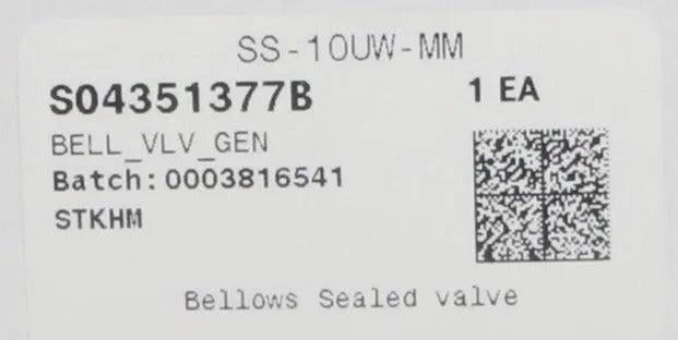 Swagelok SS_10UW-MM Bellows Sealed Valve