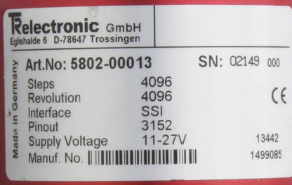 T+R Electronic 5802-00013 Encoder