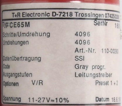 T+R Electronic CE65M Encoder