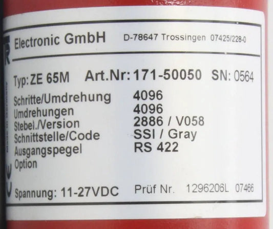 TR Electronic ZE65M Encoder