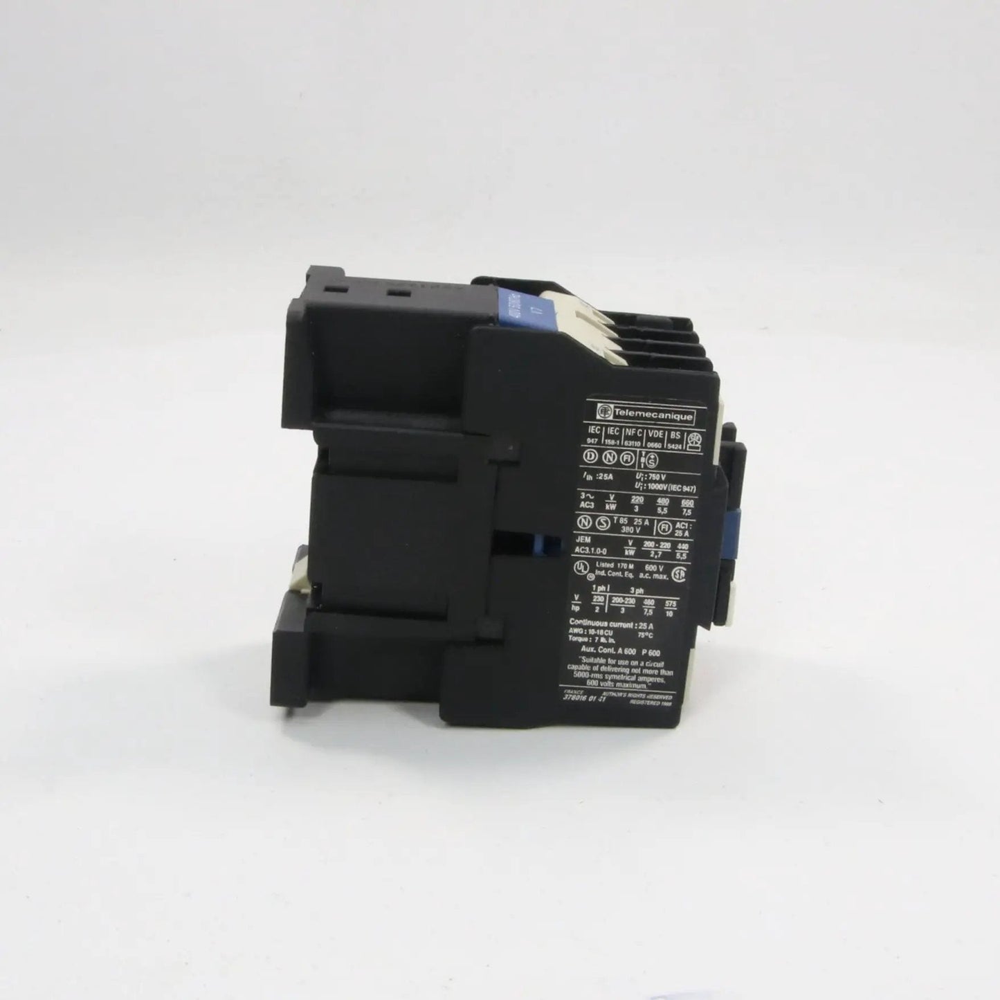 Telemecanique LC1 D1210 V7 Contactor