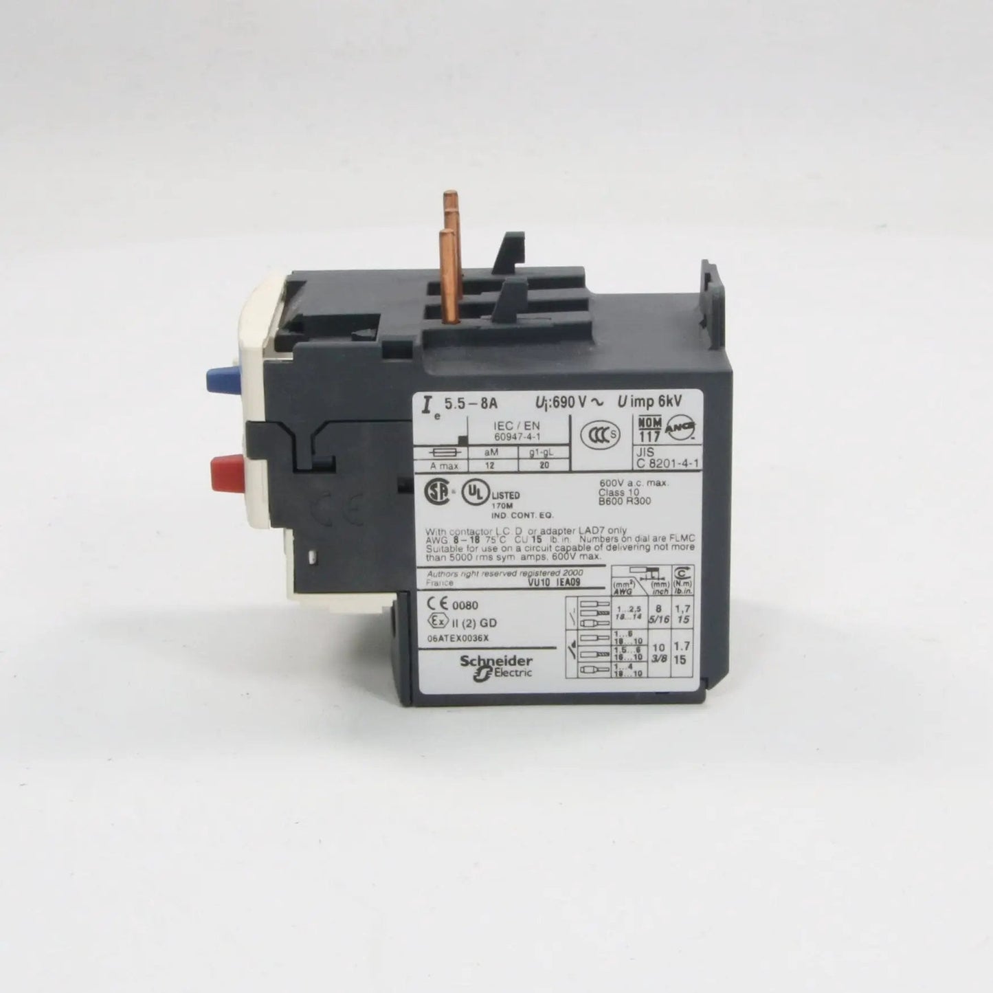 Telemecanique LRD12 Thermal Overload Relay