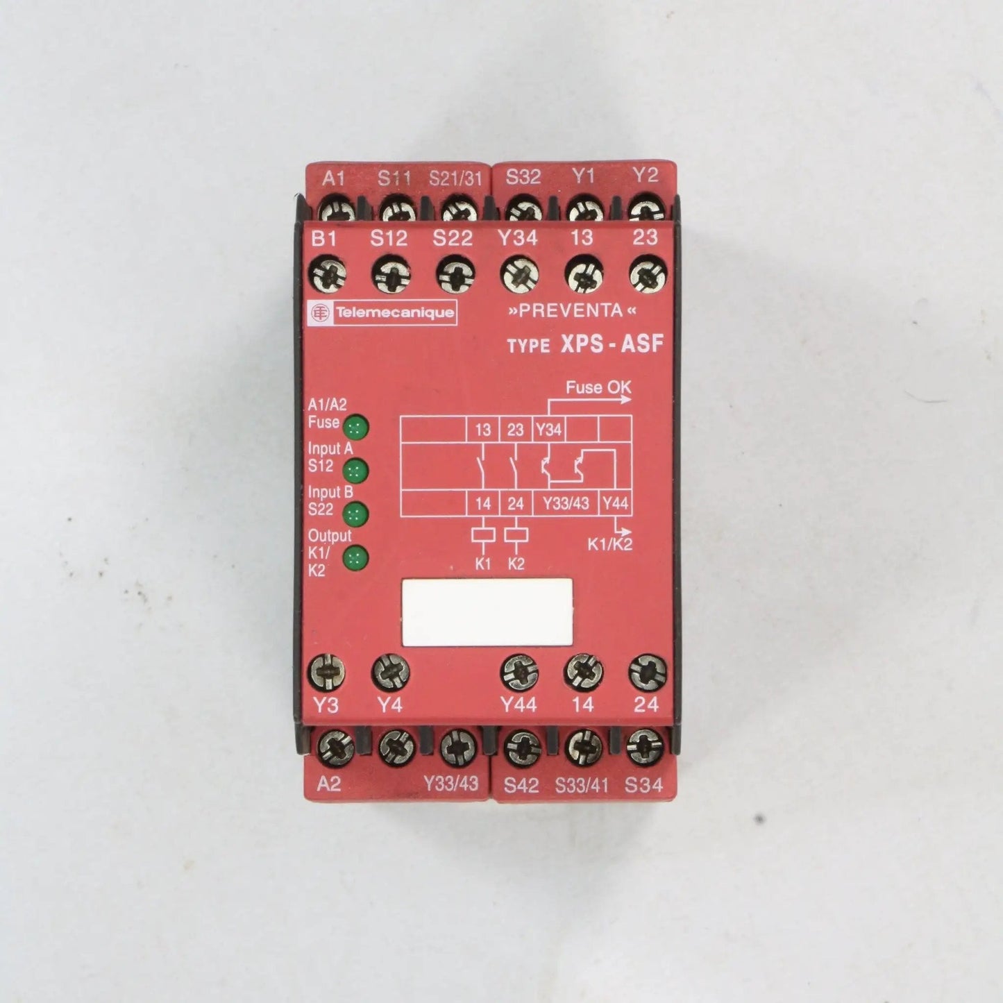 Telemecanique Preventa XPS-ASF Safety Relay 5342