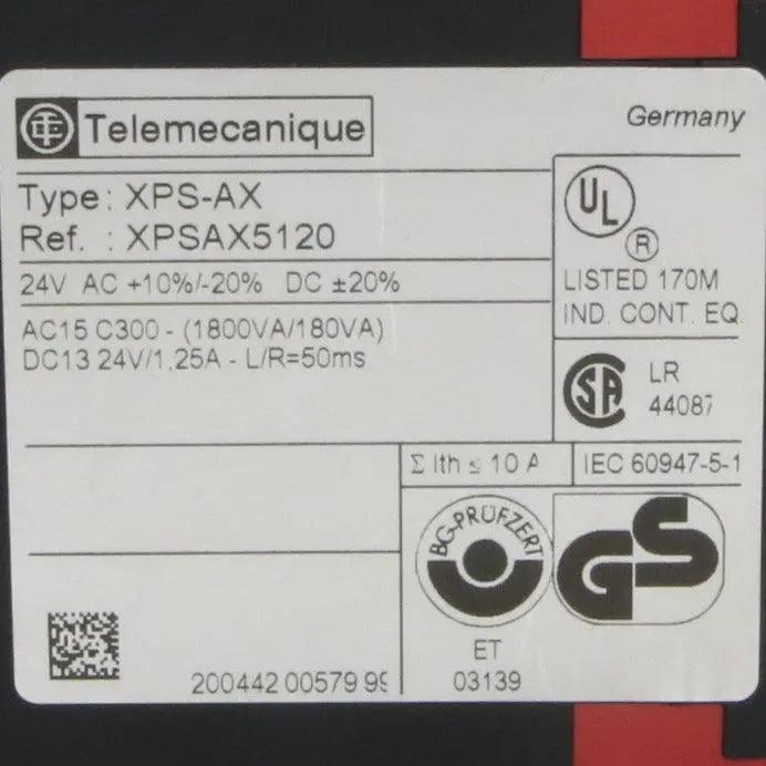 Telemecanique Preventa XPS AX Emergency Stop