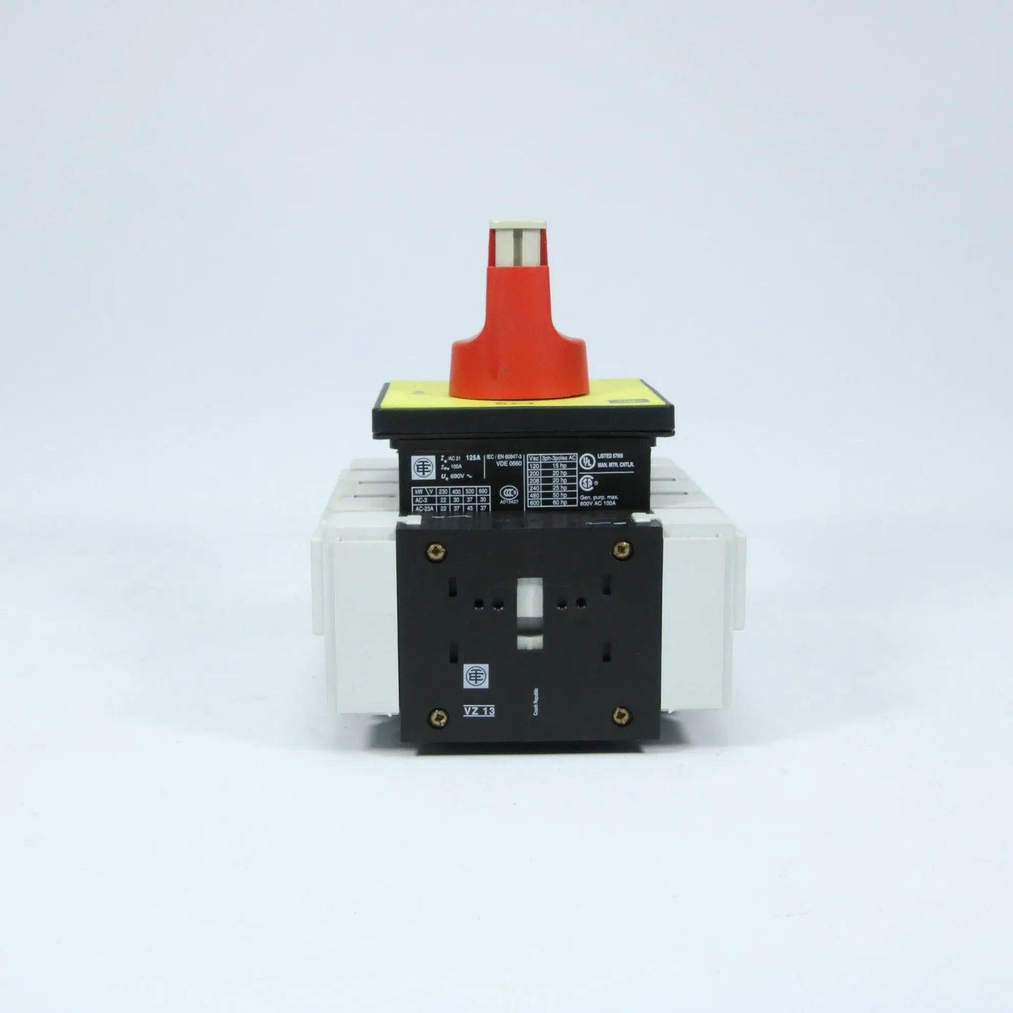 Telemecanique / Schneider 4 Pole + PE Panel Mount Switch