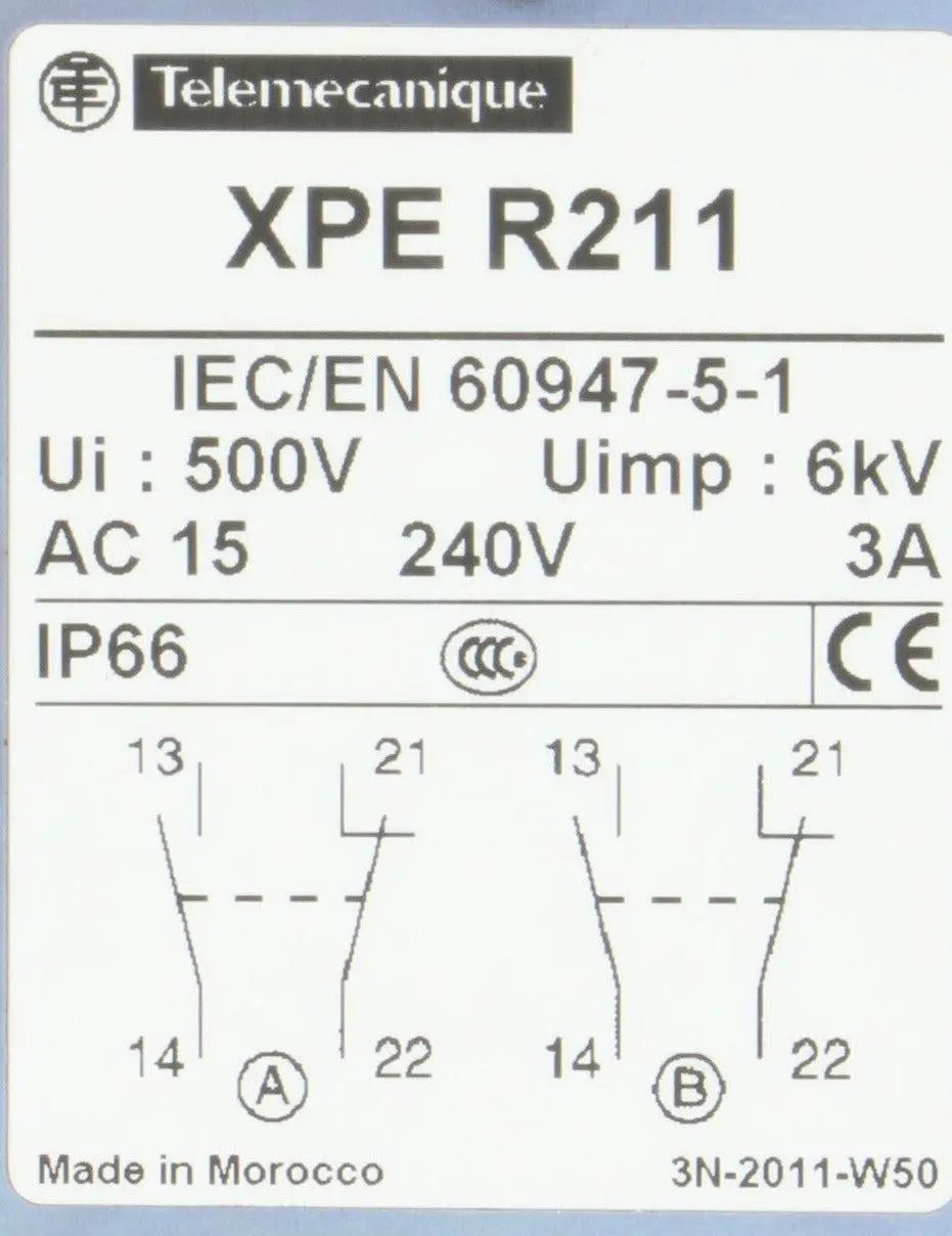 Telemecanique Schneider Electric XPE R211 Operators Pedal