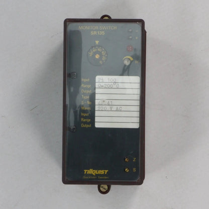 Tillquist SR 135 Monitor Switch