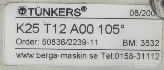 Tunkers Clamping Terminal K25 T12 A00 105