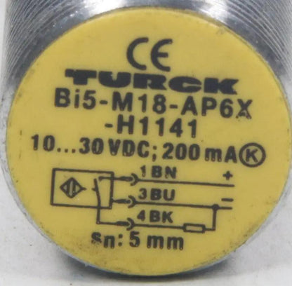 Turck Inductive Sensor Bi5-M18-AP6X-H1141
