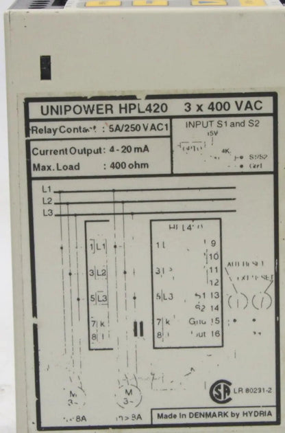 Unipower HPL420 Load Monitor