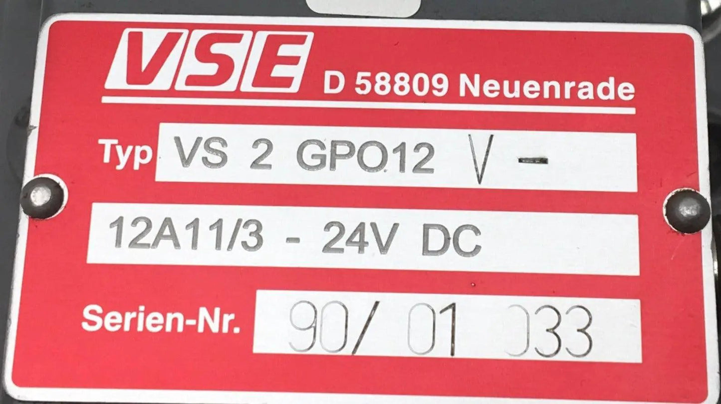 VSE VS 2 GPO12 Flow Meter