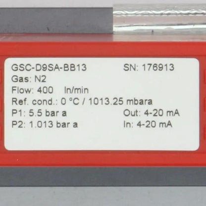 Vogtlin Red-y GSC D9SA BB13 N2 Mass Flow Controller