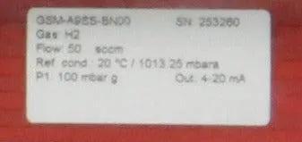 Vogtlin Red-y GSM-A9SS-BN00 Mass Flow Meter