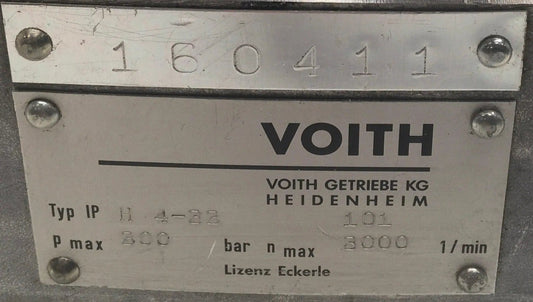 Voith High Pressure Internal Gear Pump H4-32 101