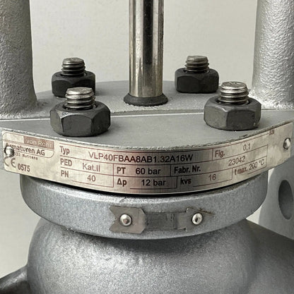 Von Rohr Armarturen AG VLP40FBAA8AB1.32A16W Control Valve
