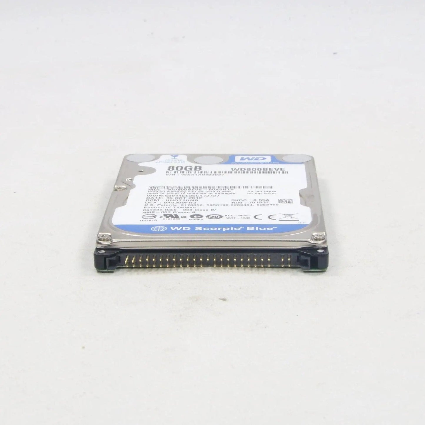 WD Scorpio Blue 80GB Hard Drive