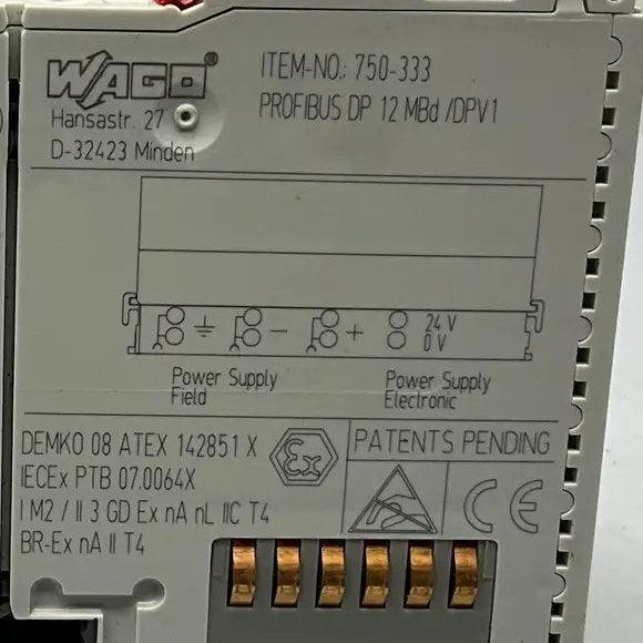 Wago 750-333 Fieldbus Coupler
