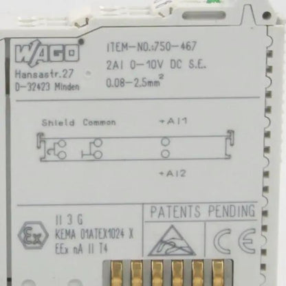 Wago 750 467 Analog Input Module