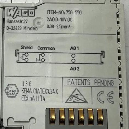 Wago 750-550 Analog Output Module