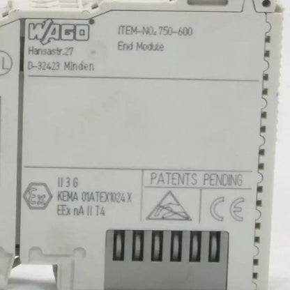 Wago 750 600 End Module