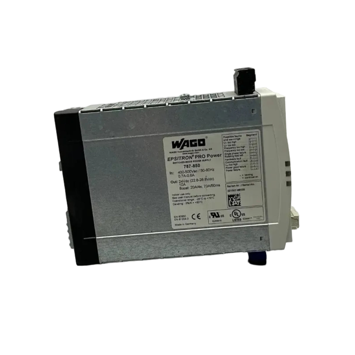 Wago Epsitron Pro Power 787-850 Switched-Mode Power Supply