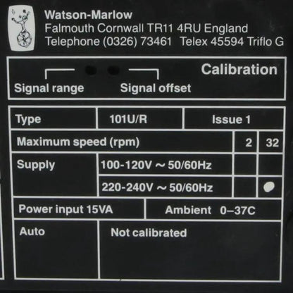 Watson Marlow 101UR Peristaltic Pump