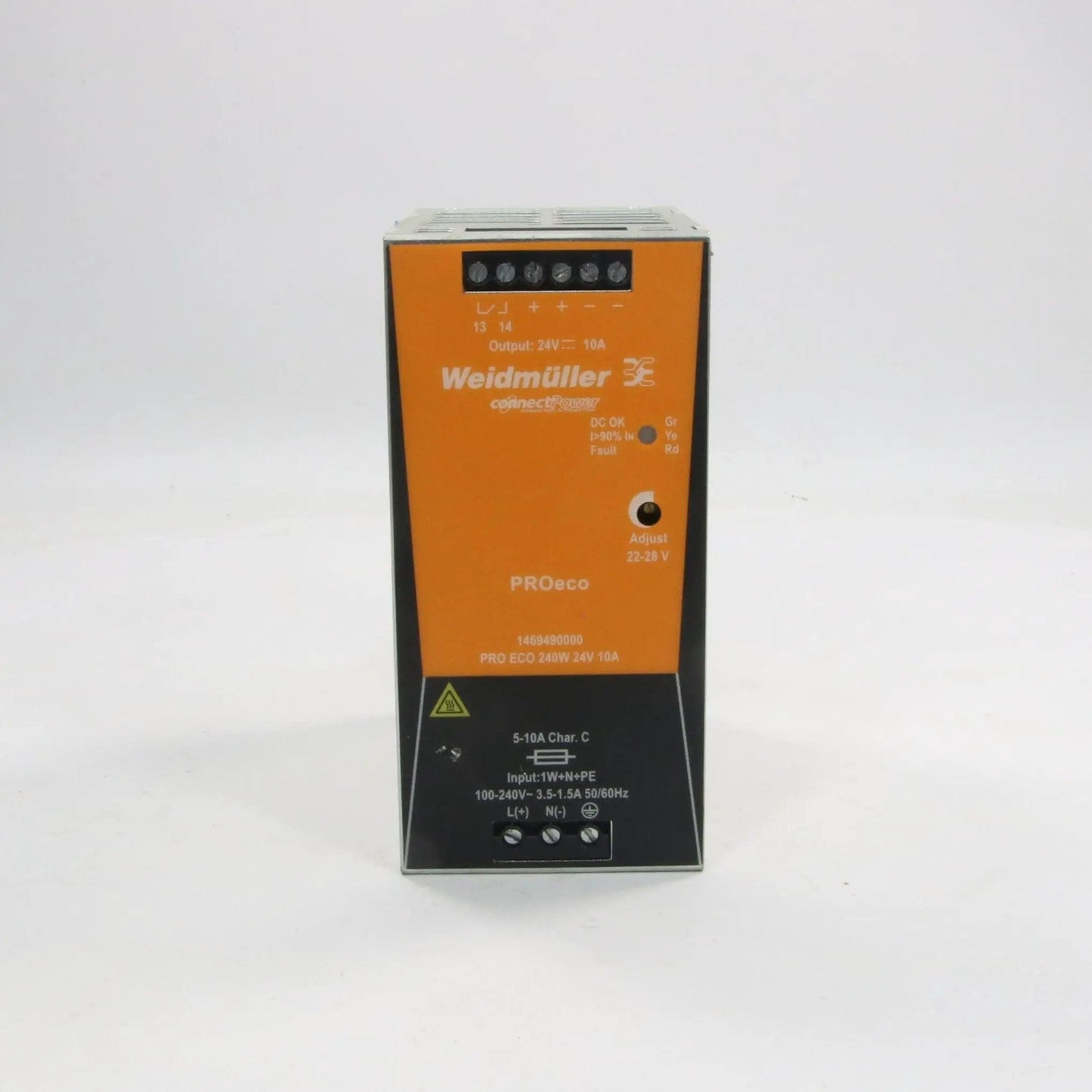 Weidmuller Pro Eco 240W 24V DIN Rail Power Supply