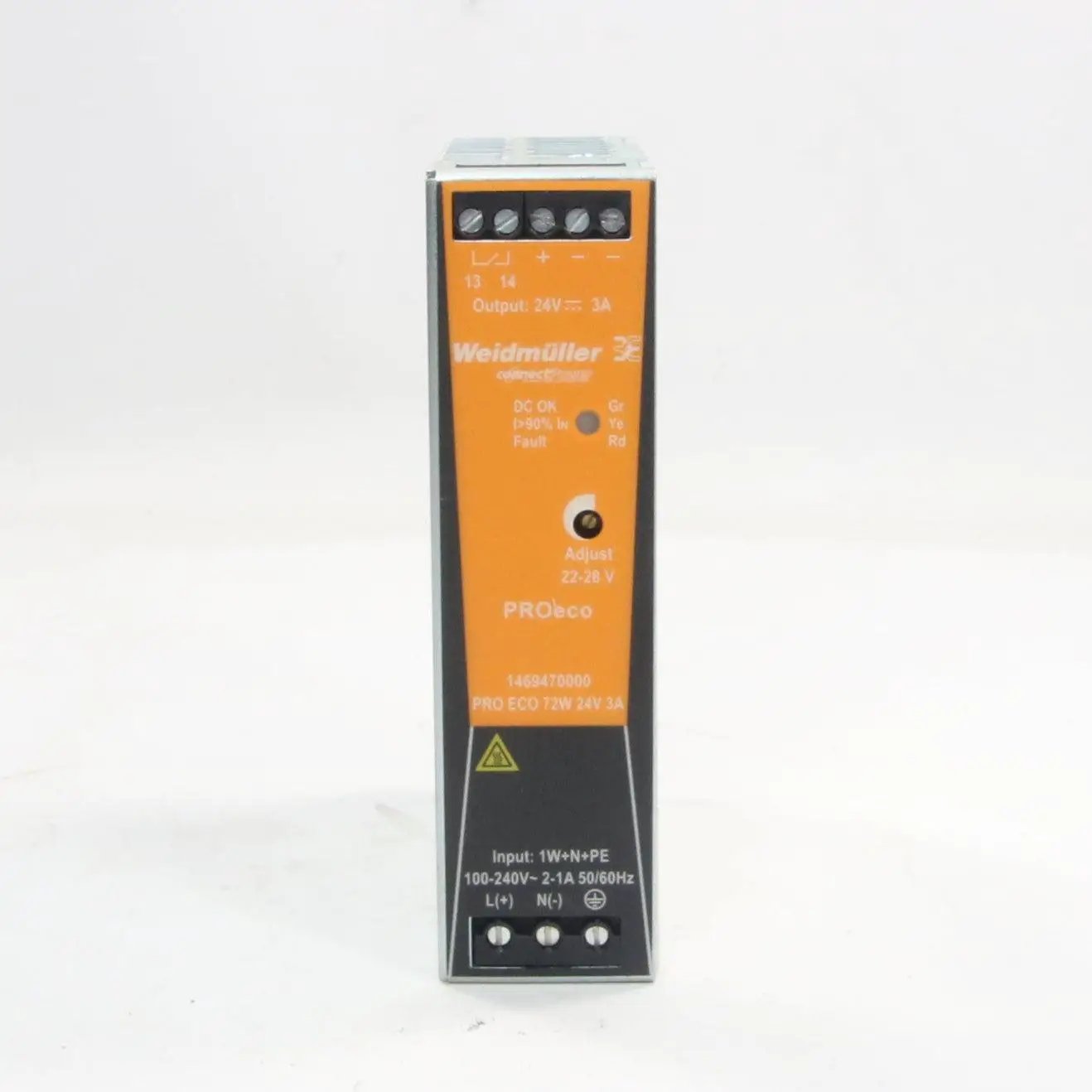 Weidmuller Pro Eco 72W 24V 3A Power Supply